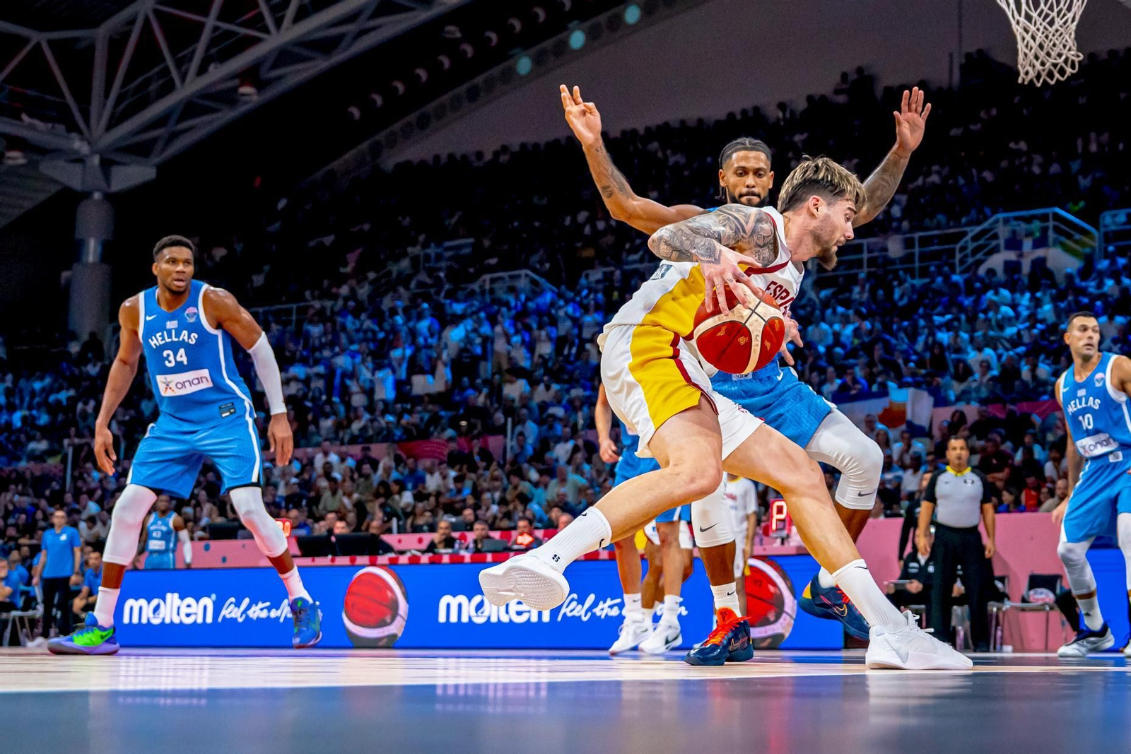 Las fotos del España - Grecia de baloncesto en el adiós de Scariolo