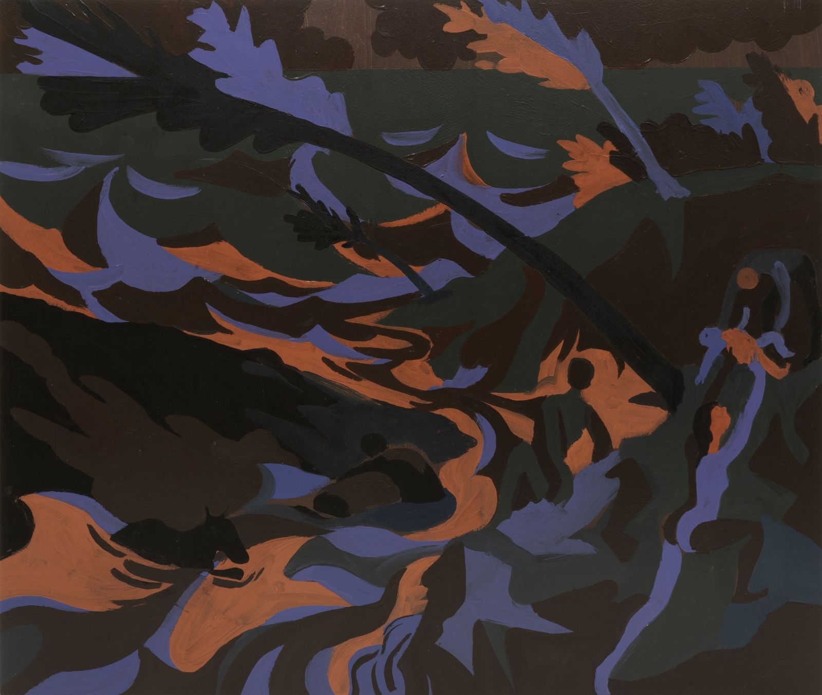 'Figuras en un paisaje XIX' de Cristóbal Quintero