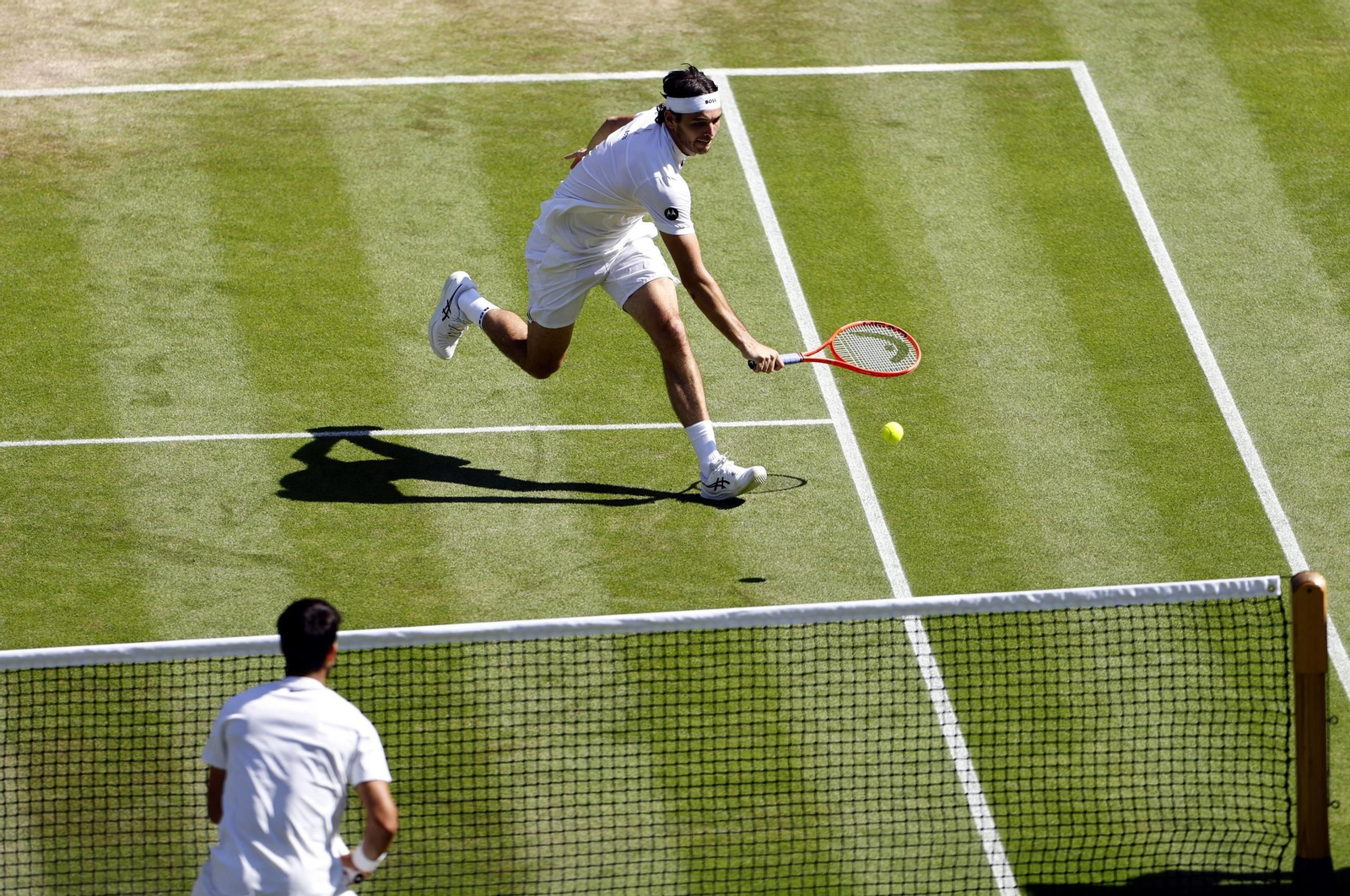 Las fotos del pase de Alcaraz a la final de Wimbledon Las fotos del pase de Alcaraz a la final de Wimbledon