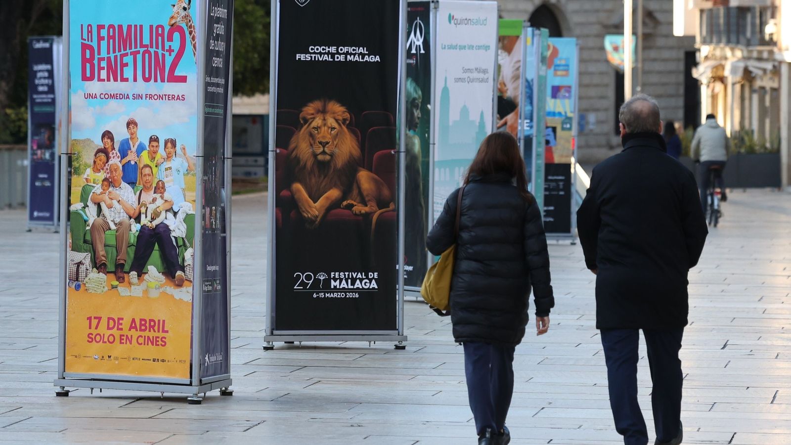 Decoración del festival por las calles del Centro.