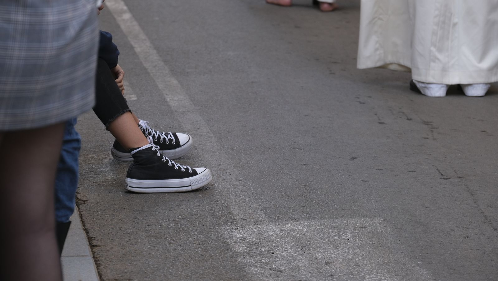 Procesión del Cristo del Amor en Almería, en imágenes