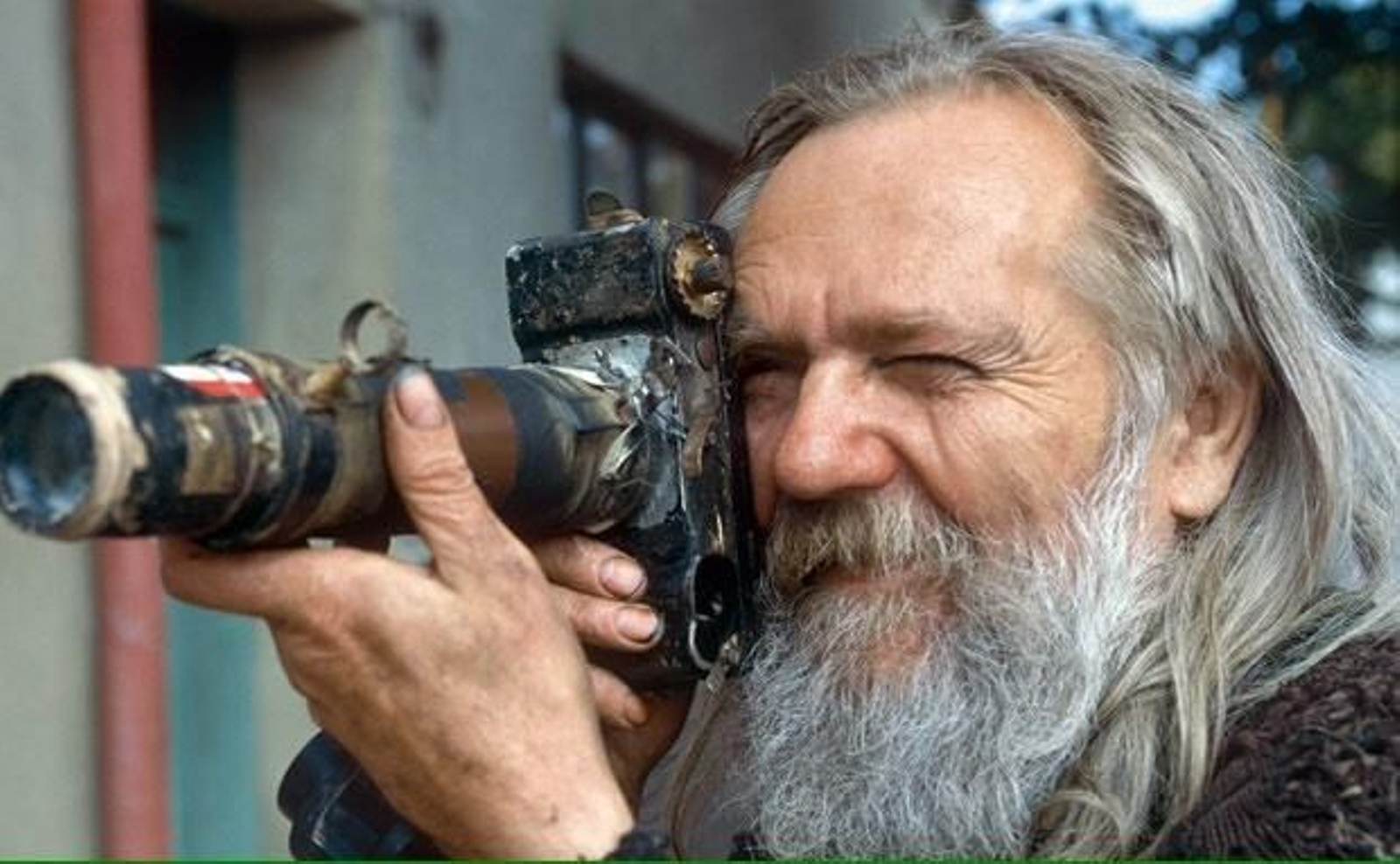 El fotógrafo Miroslav Tichý (1926-2011).