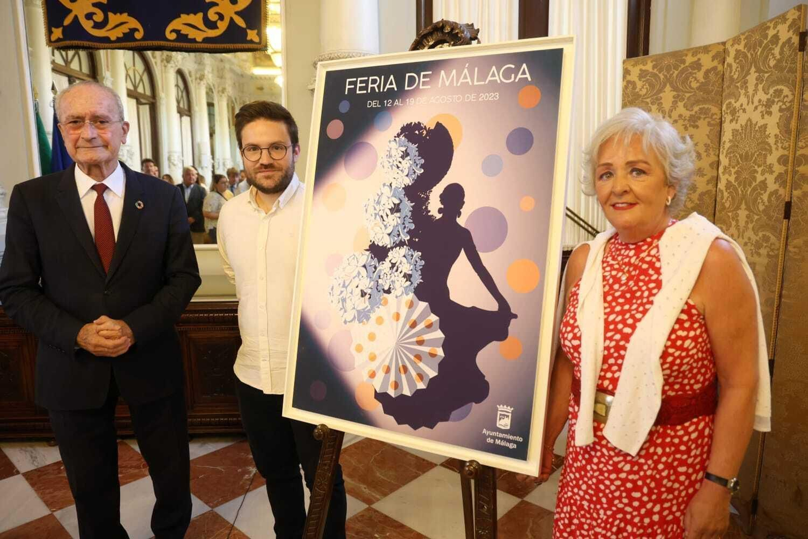 Presentado el cartel de la feria de Málaga 2023: 'Asómbrate en la feria'