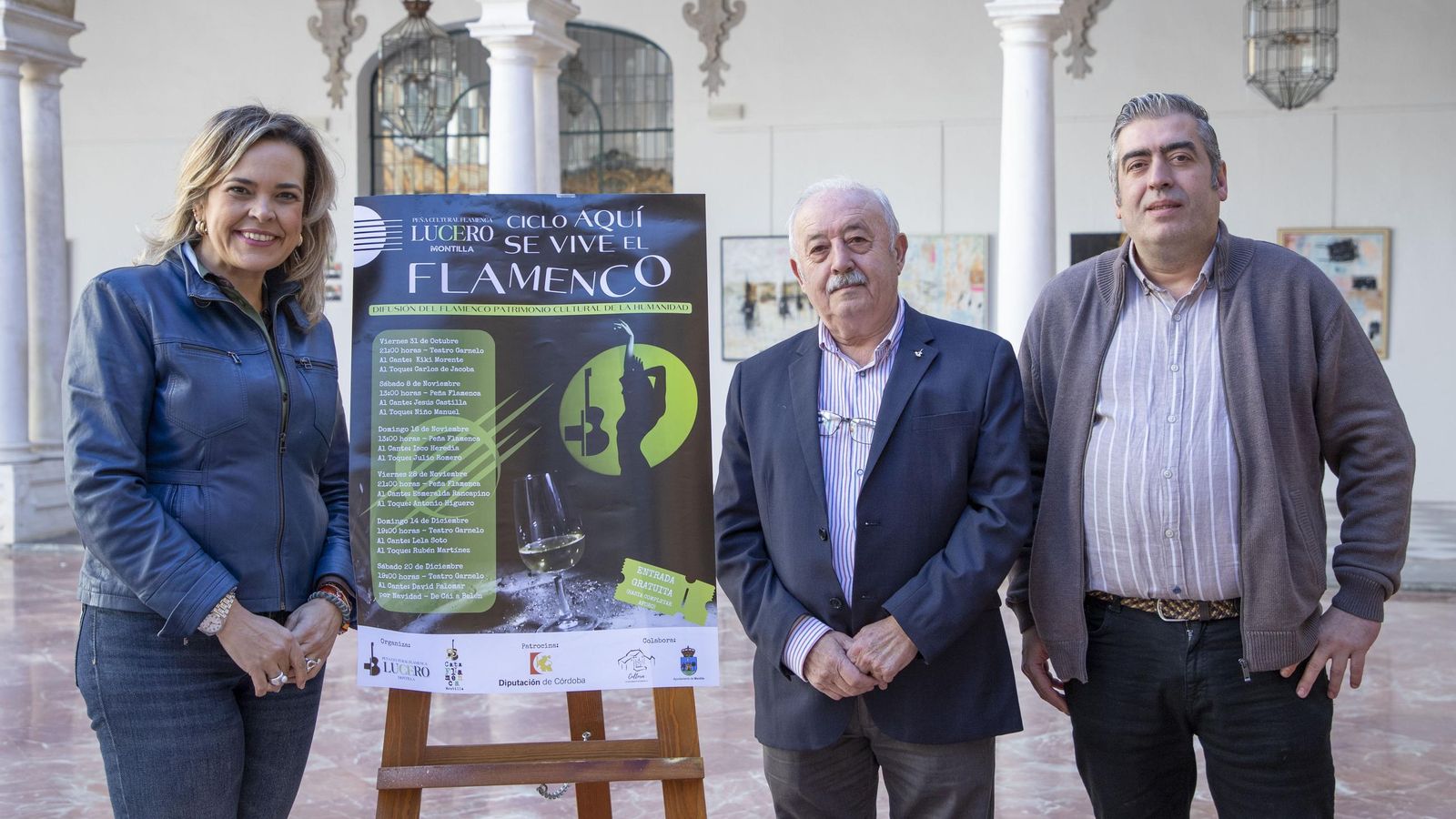 Presentación del ciclo 'Aquí se vive el flamenco'.