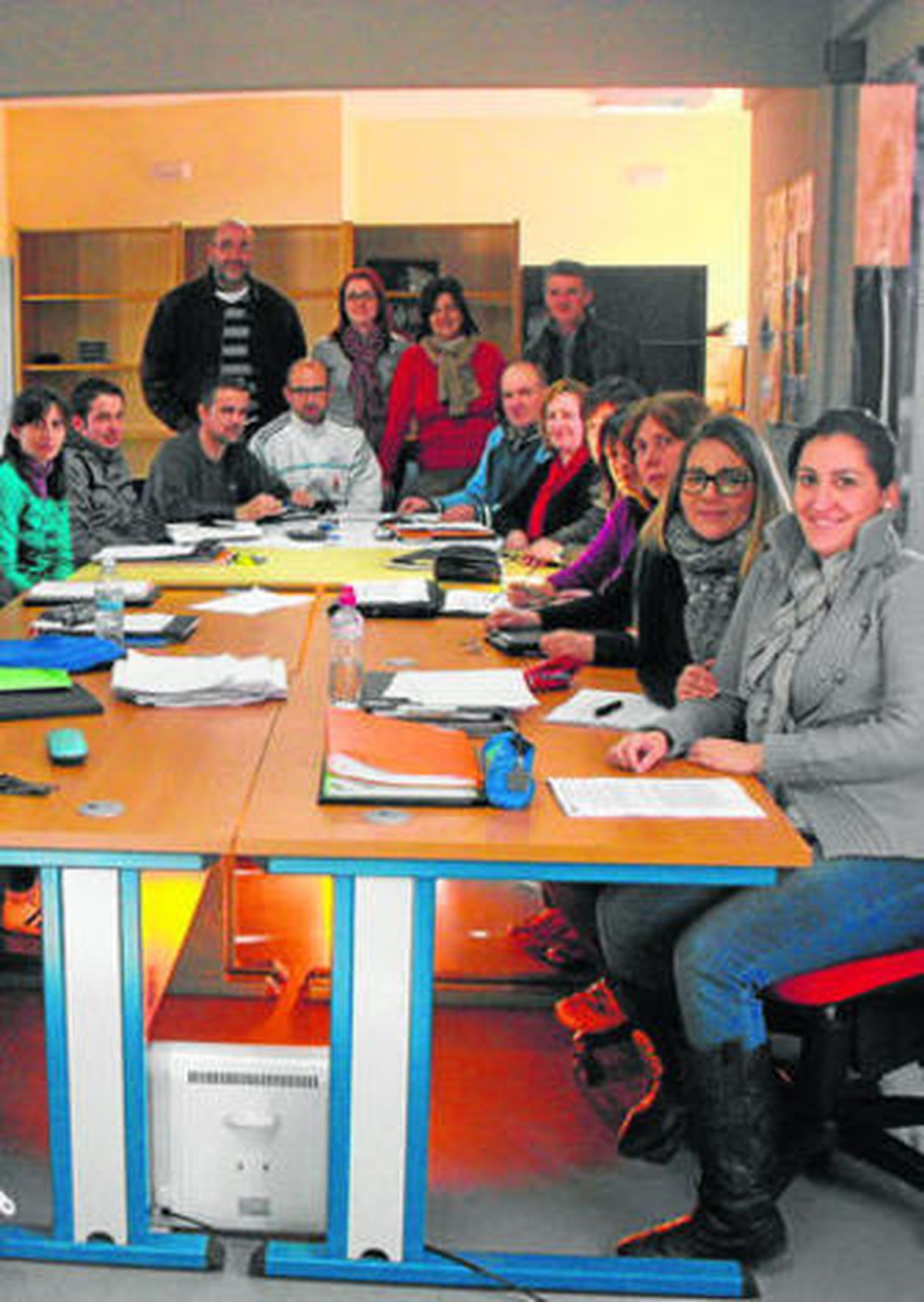 Participantes en el Taller de Empleo de Chirivel.