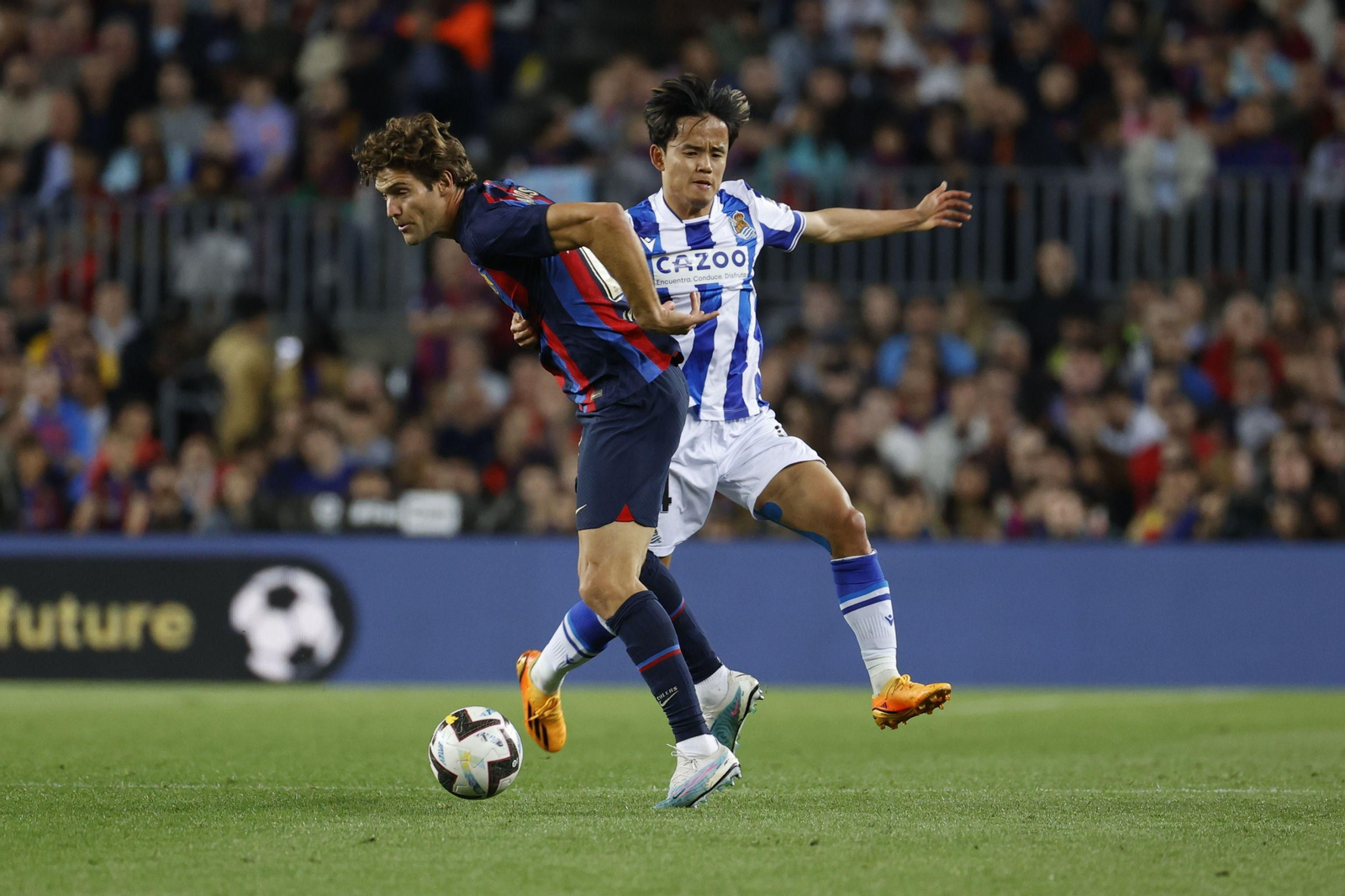 Las fotos de la fiesta del campeón Barcelona con derrota ante la Real