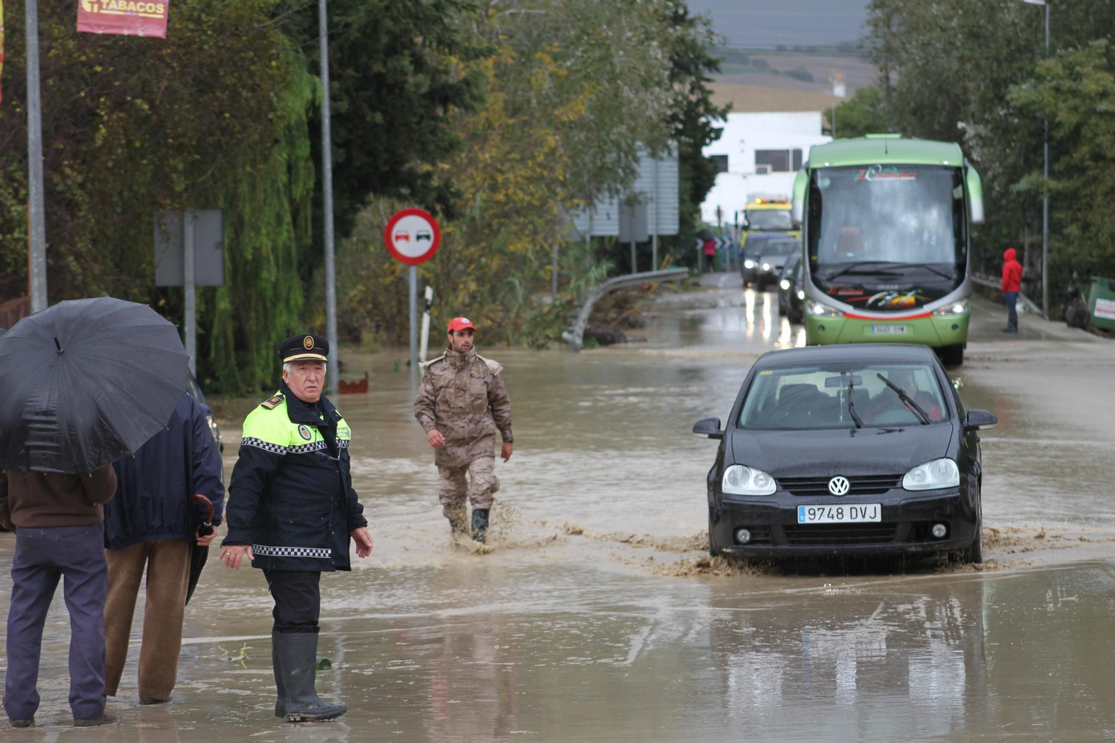 Imágenes del temporal en la provincia de Cádiz