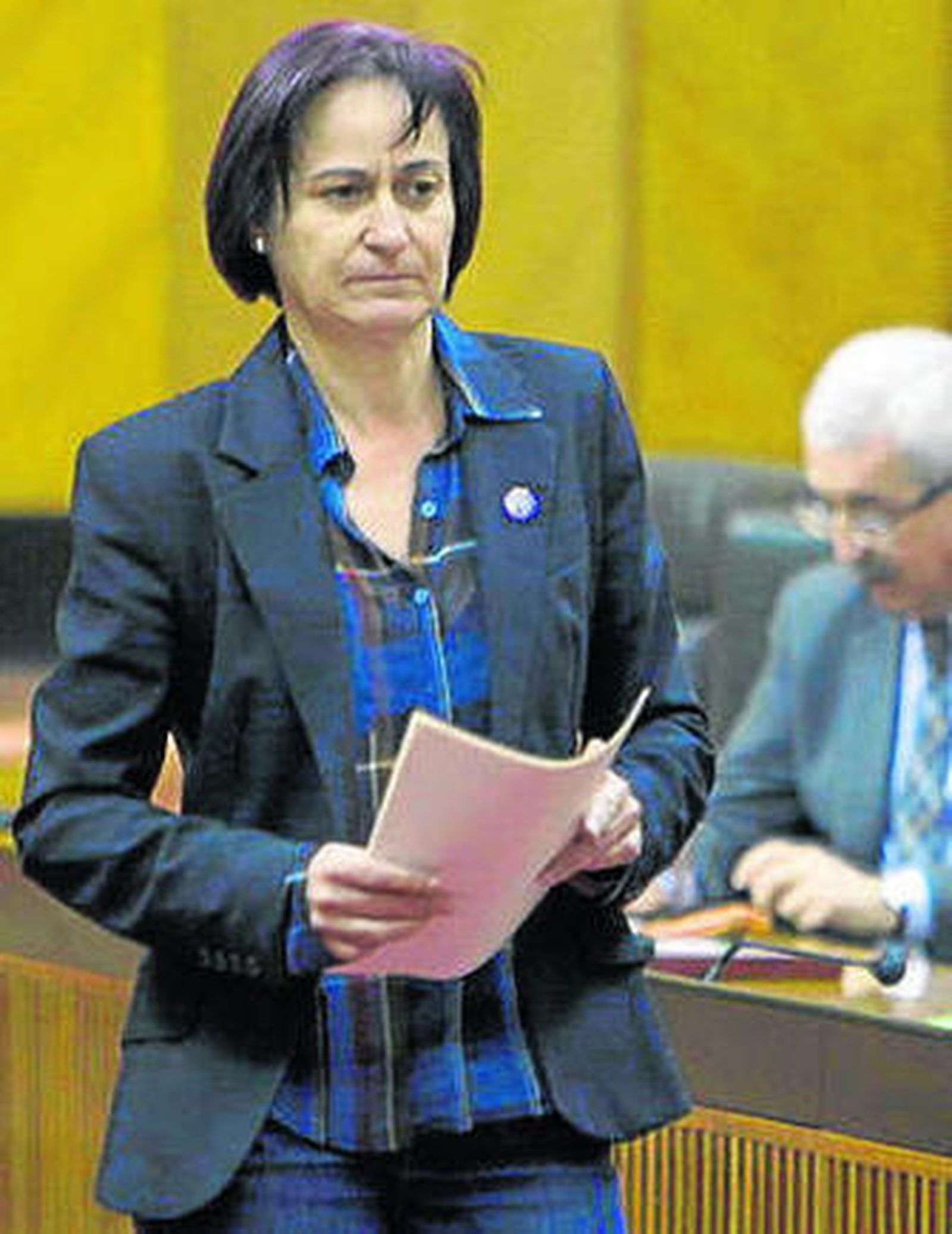 La parlamentaria Rosalía Martín.