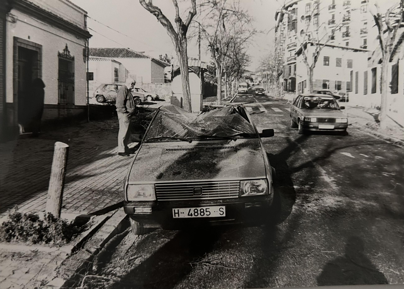 Efectos del temporal e inundaciones de enero de 1996 en Huelva.