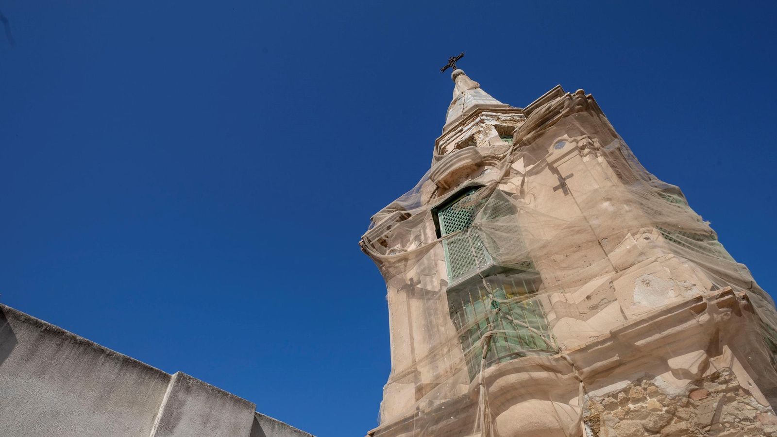 El campanario de Santa María va a ser también rehabilitado.