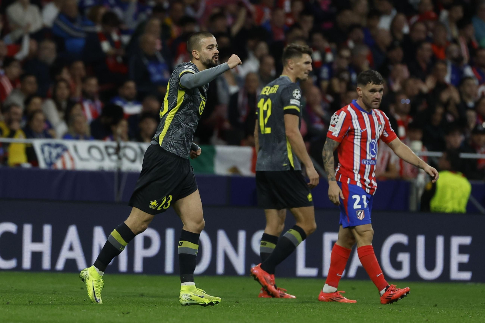Las mejores imágenes del Atlético de Madrid en su duelo contra el Lille