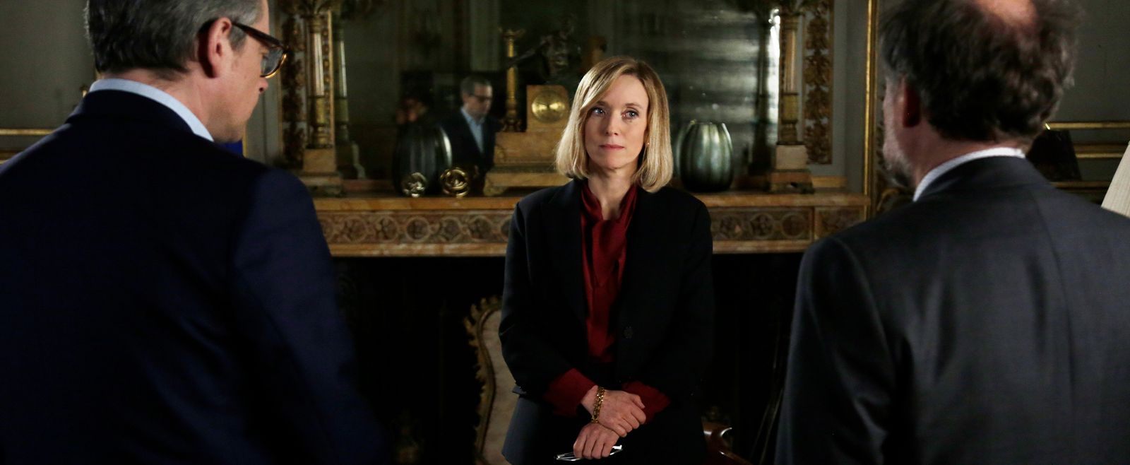 Léa Drucker, extraordinaria como Presidenta de la República francesa en el filme.