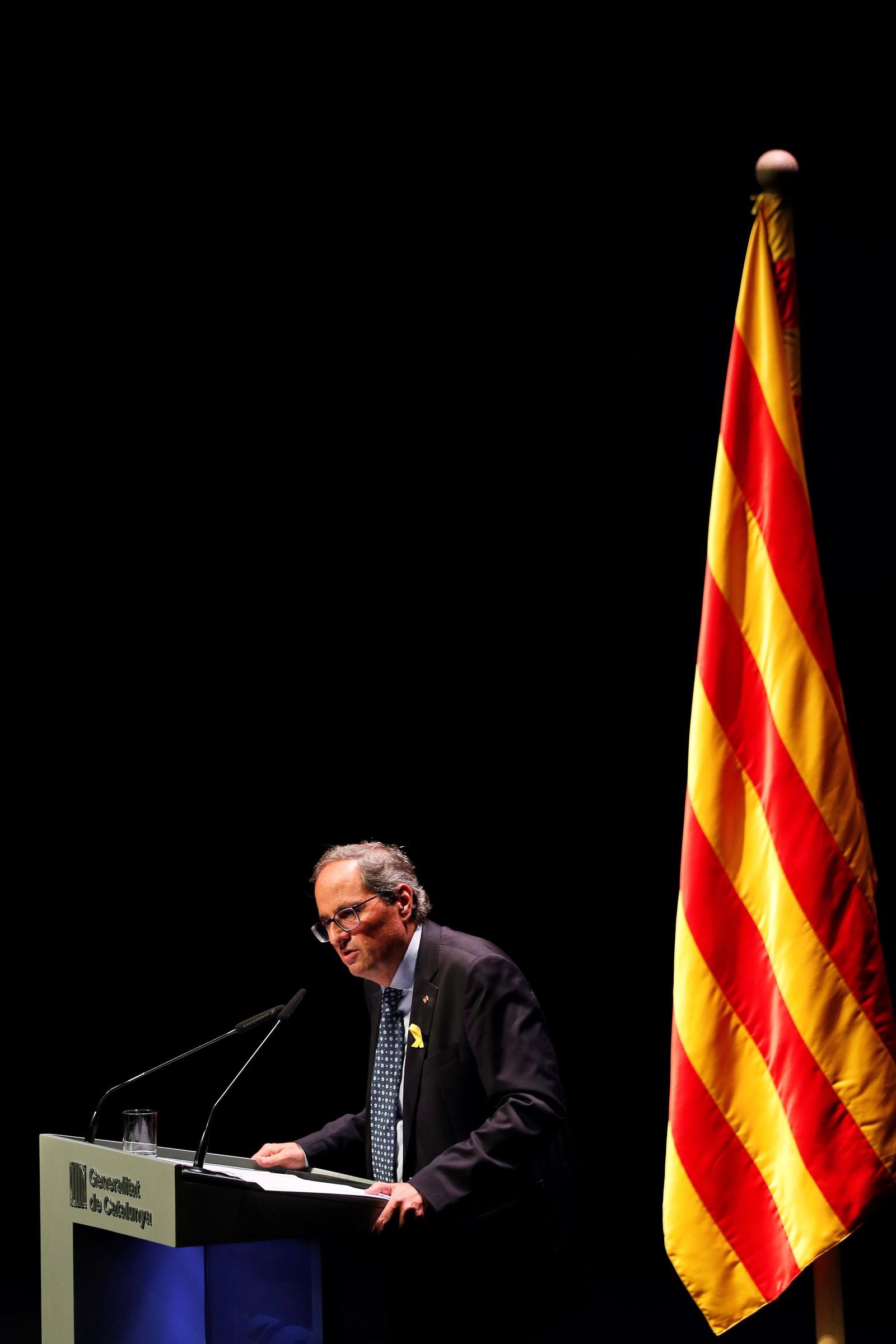 Quim Torra, presidente de la Generalitat de Cataluña.