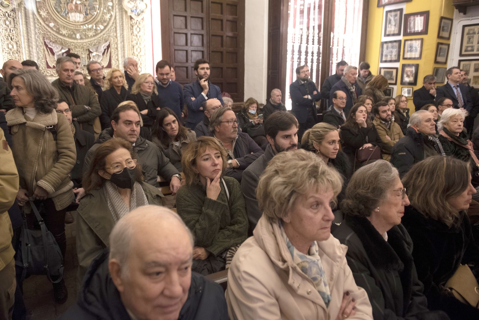 Imágenes de la presentación del cartel universitario de la Hermandad de los Estudiantes