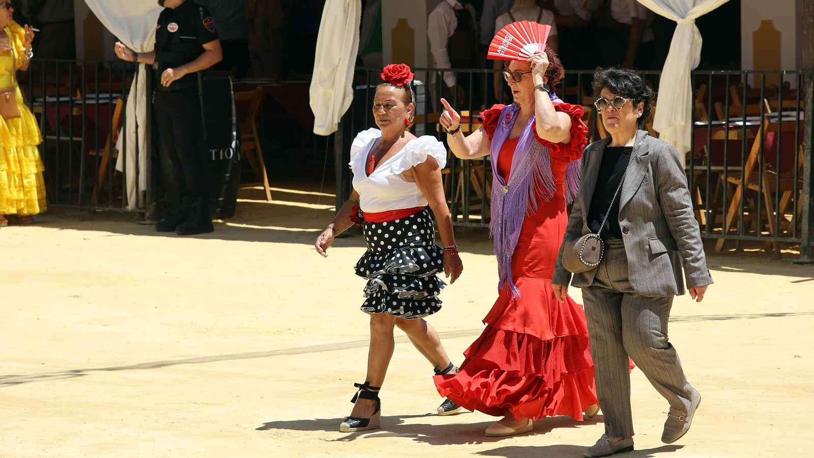 Imágenes del ambiente el miércoles en la Feria de Jerez 2024