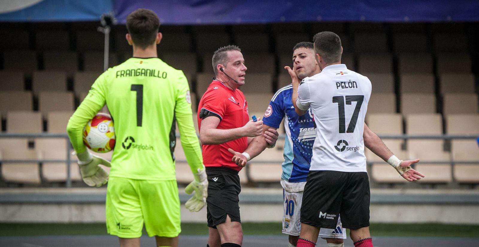 Imágenes del partido del Xerez CD - UD Melilla