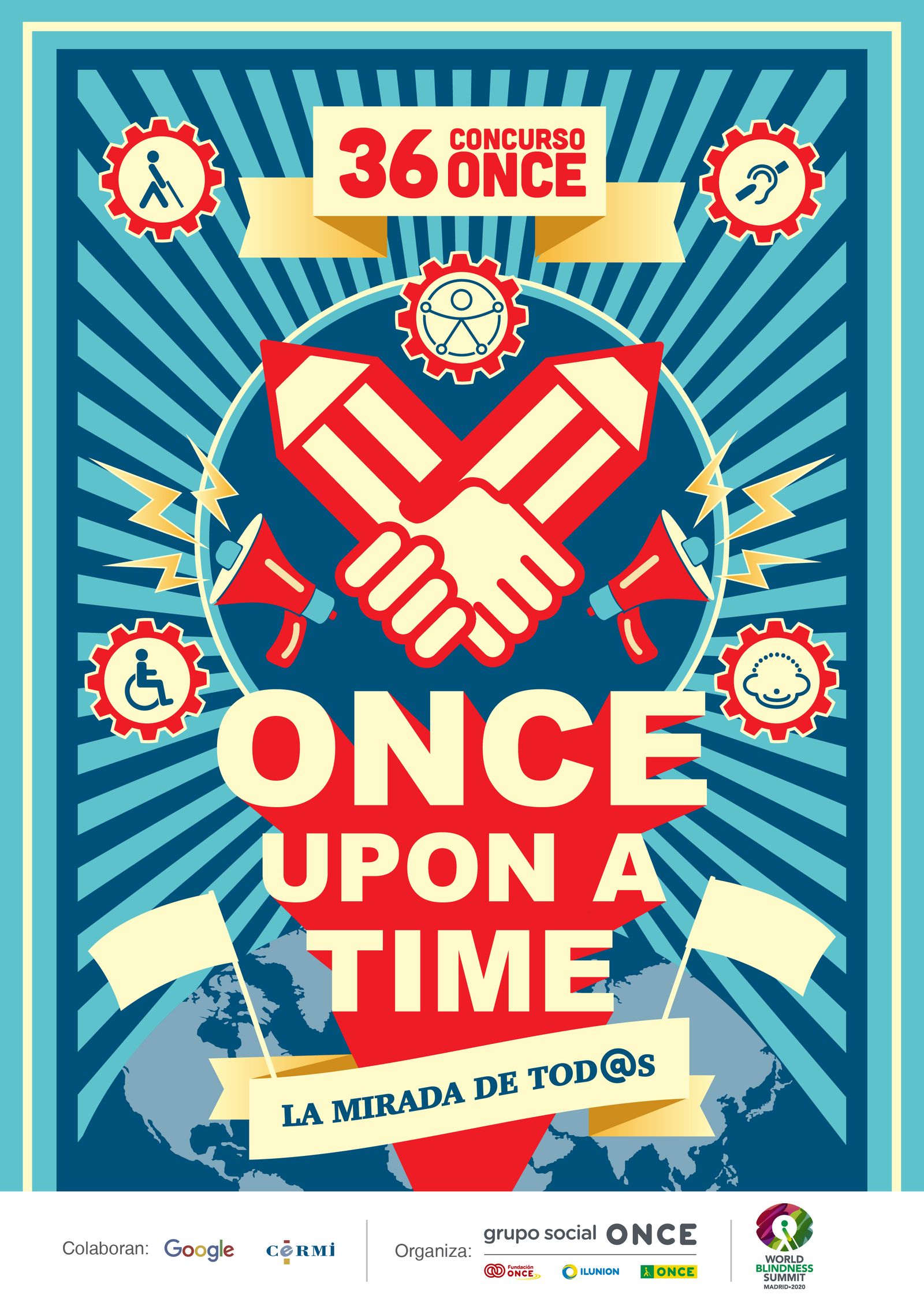 Cartel concurso escolar Grupo Social ONCE