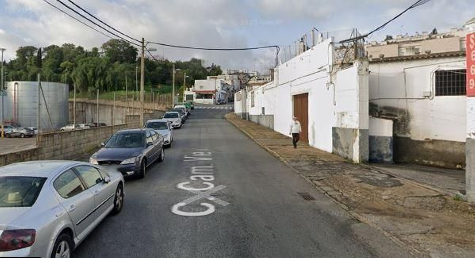 La calle Camino Viejo de Tomares.