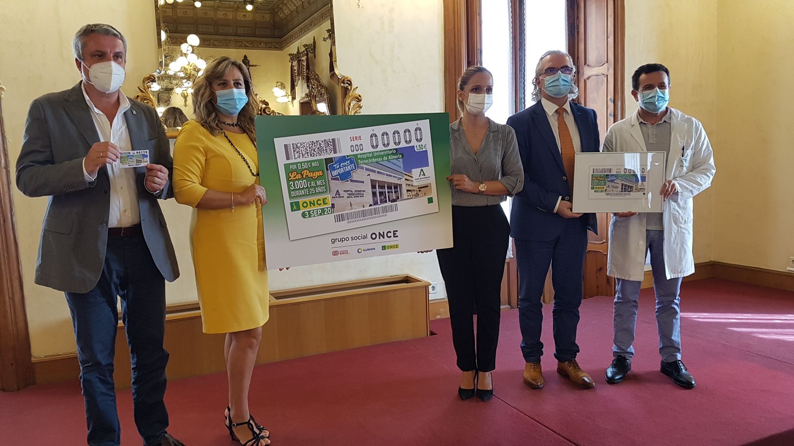 La ONCE reivindica la importancia social del Hospital Universitario Torrecárdenas