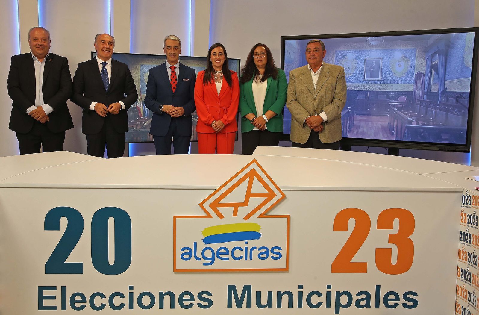 Debate electoral de candidatos en Algeciras