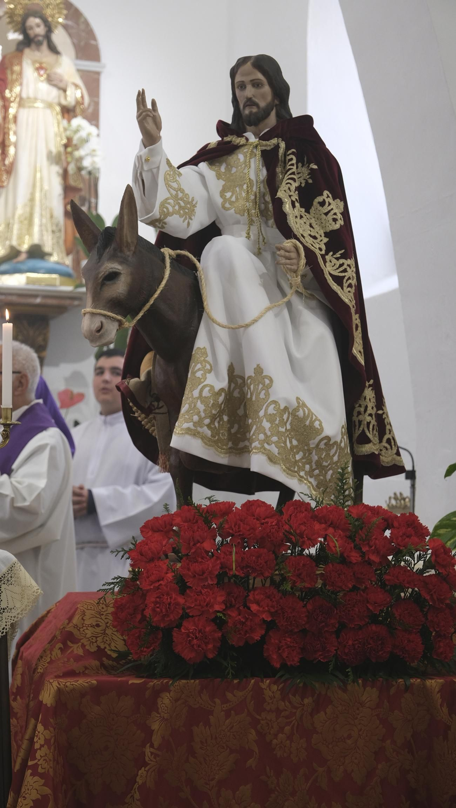Imágenes de la bendición de la Borriquita de El Alquián, por el Obispo de Almería