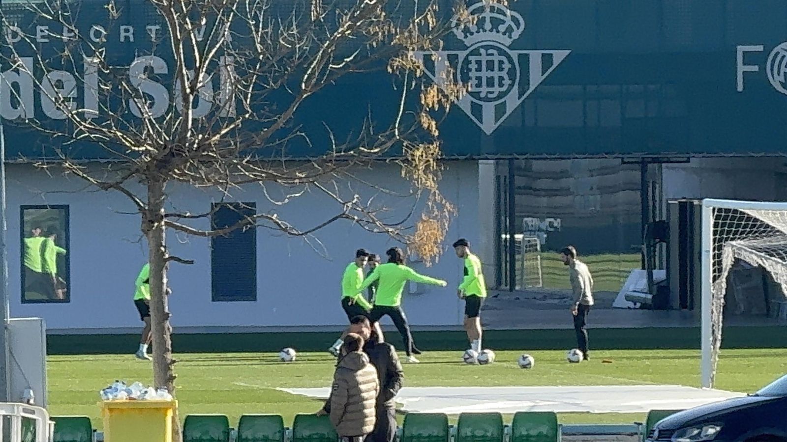 Los cuatro lesionados que entrenan sobre el césped