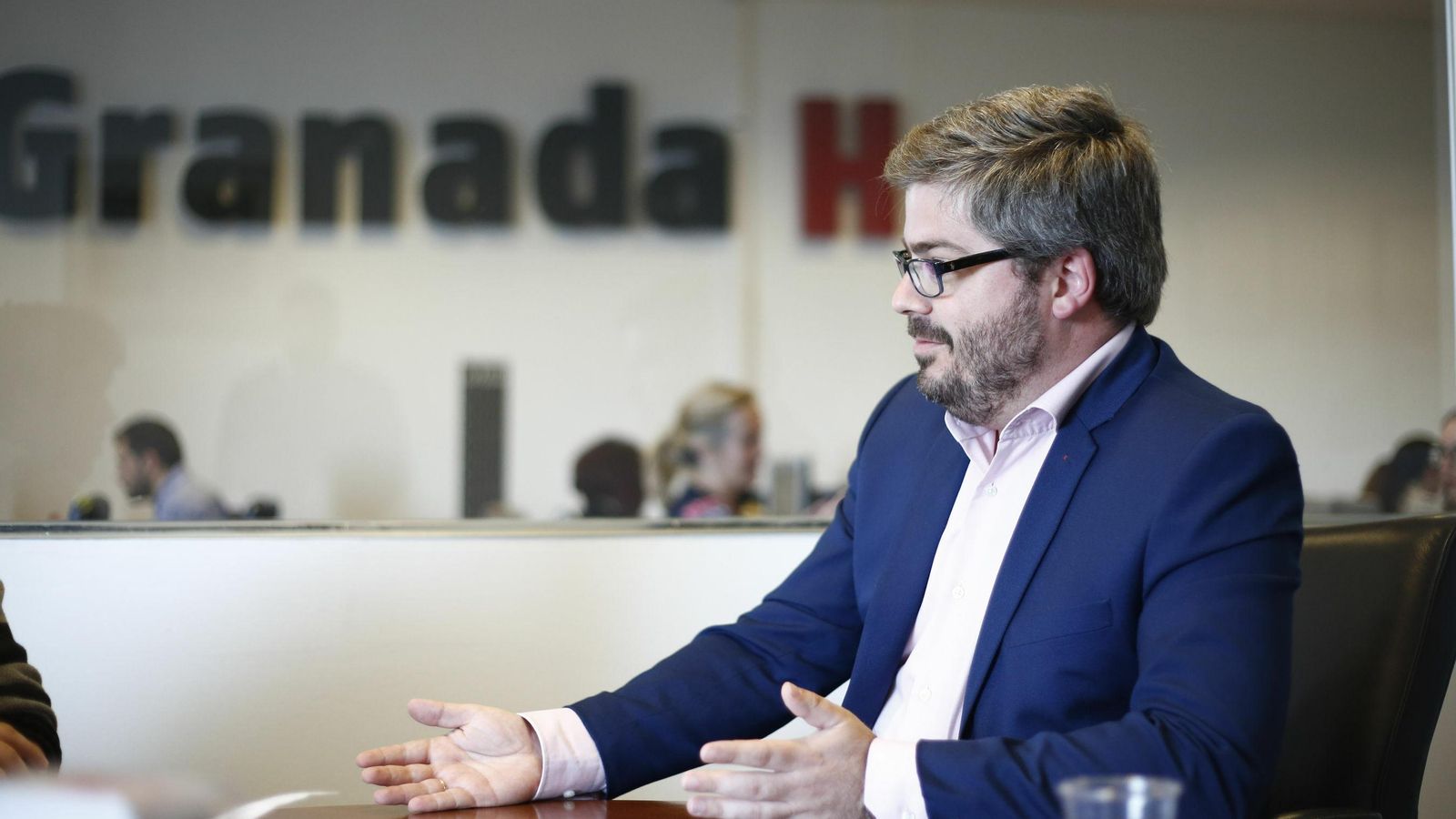 Fran Hervías, durante un momento de la entrevista