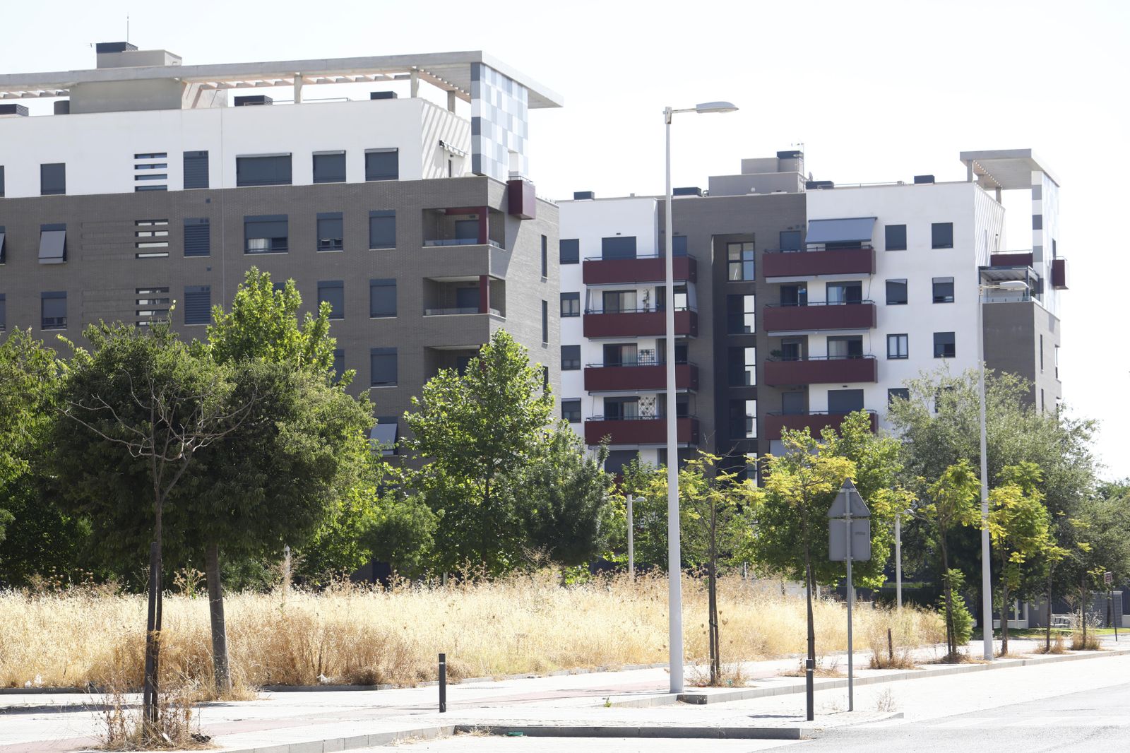 Zona residencial en la capital.