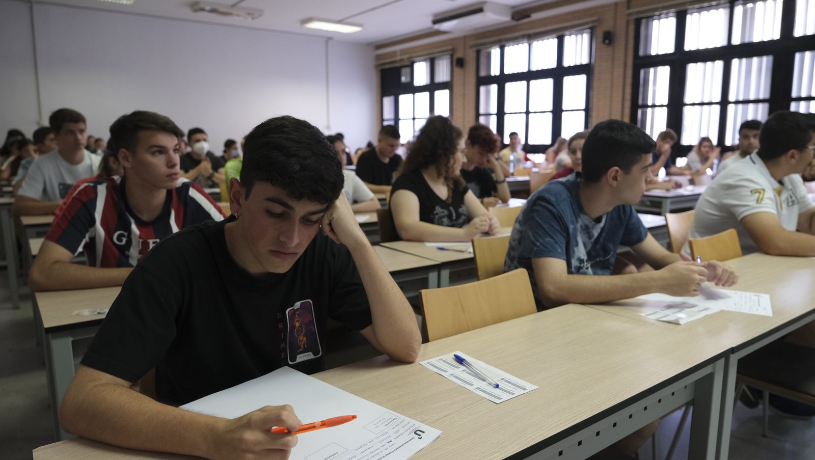 Imágenes de las pruebas de acceso de la PEvAU en la Universidad de Almería