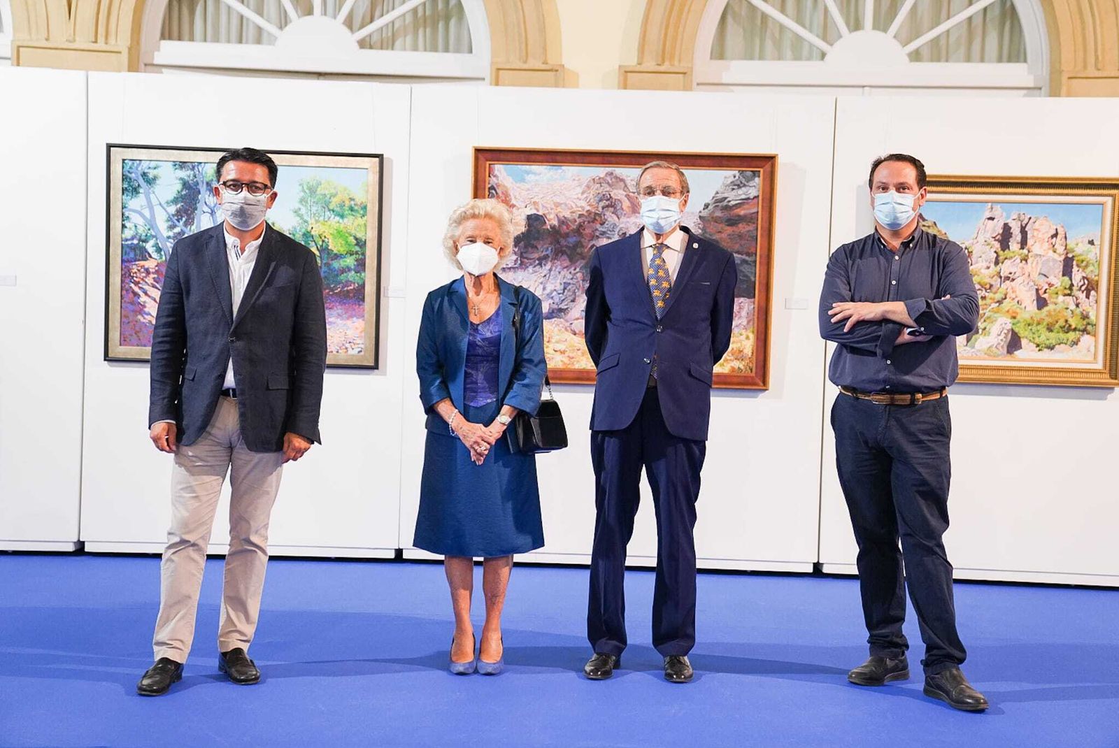 Manuel Guzmán, Concepción Sanz, José Damián Téllez y Juan Manuel Martín Robles.