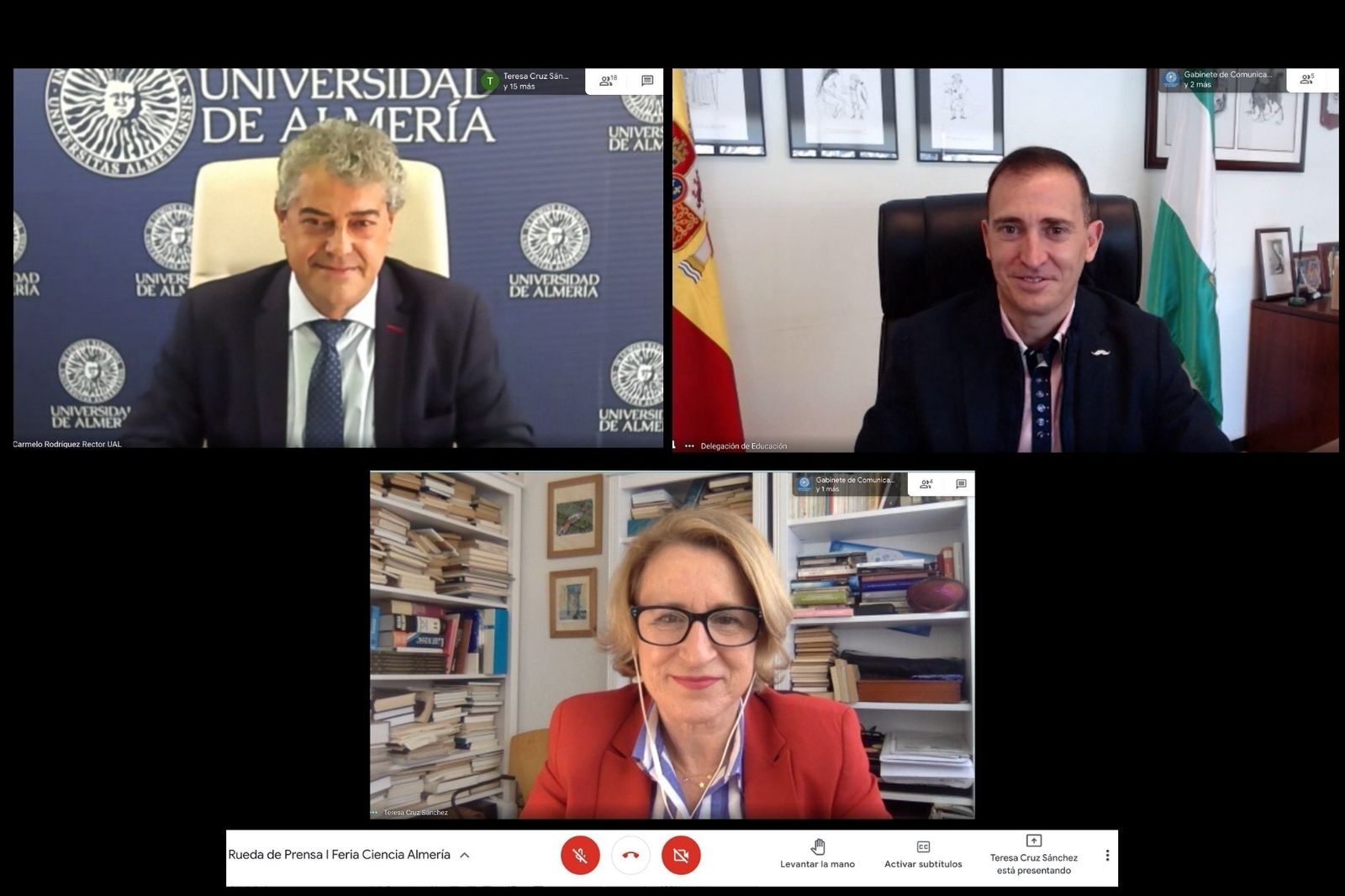 Presentación online de la Feria de la Ciencia.