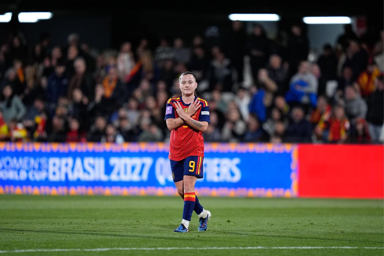 Las fotos del España-Islandia de fútbol femenino