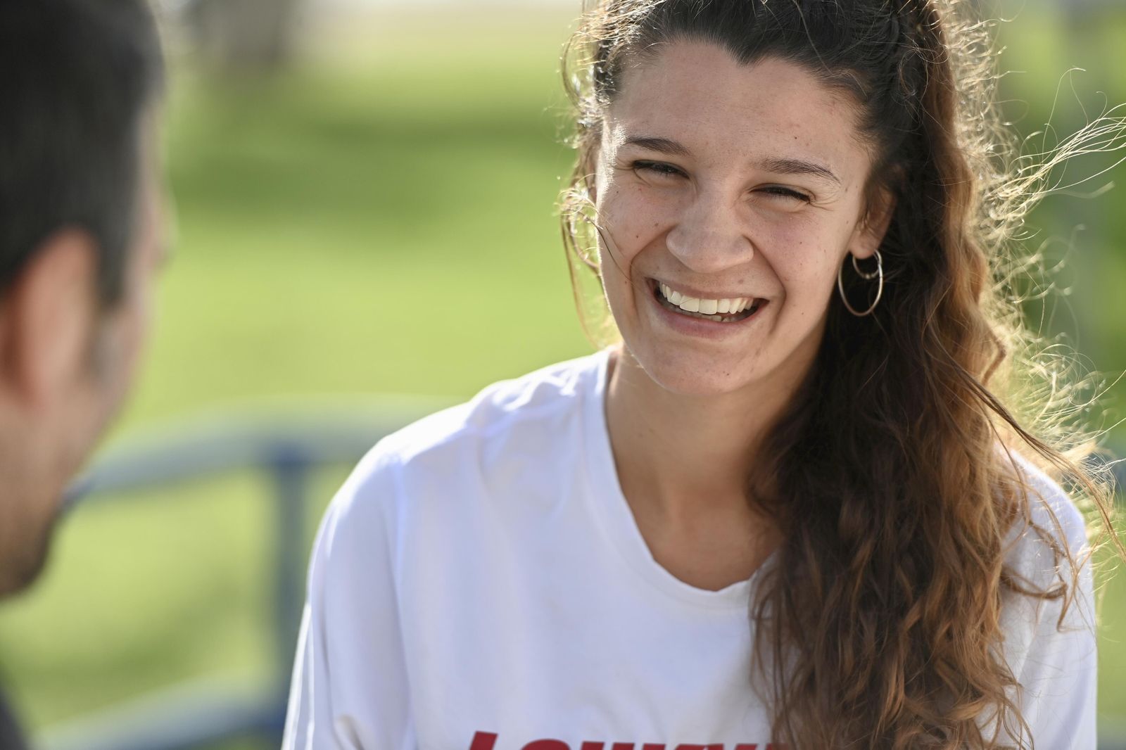Raquel Lázaro, jugadora malagueña de voleibol