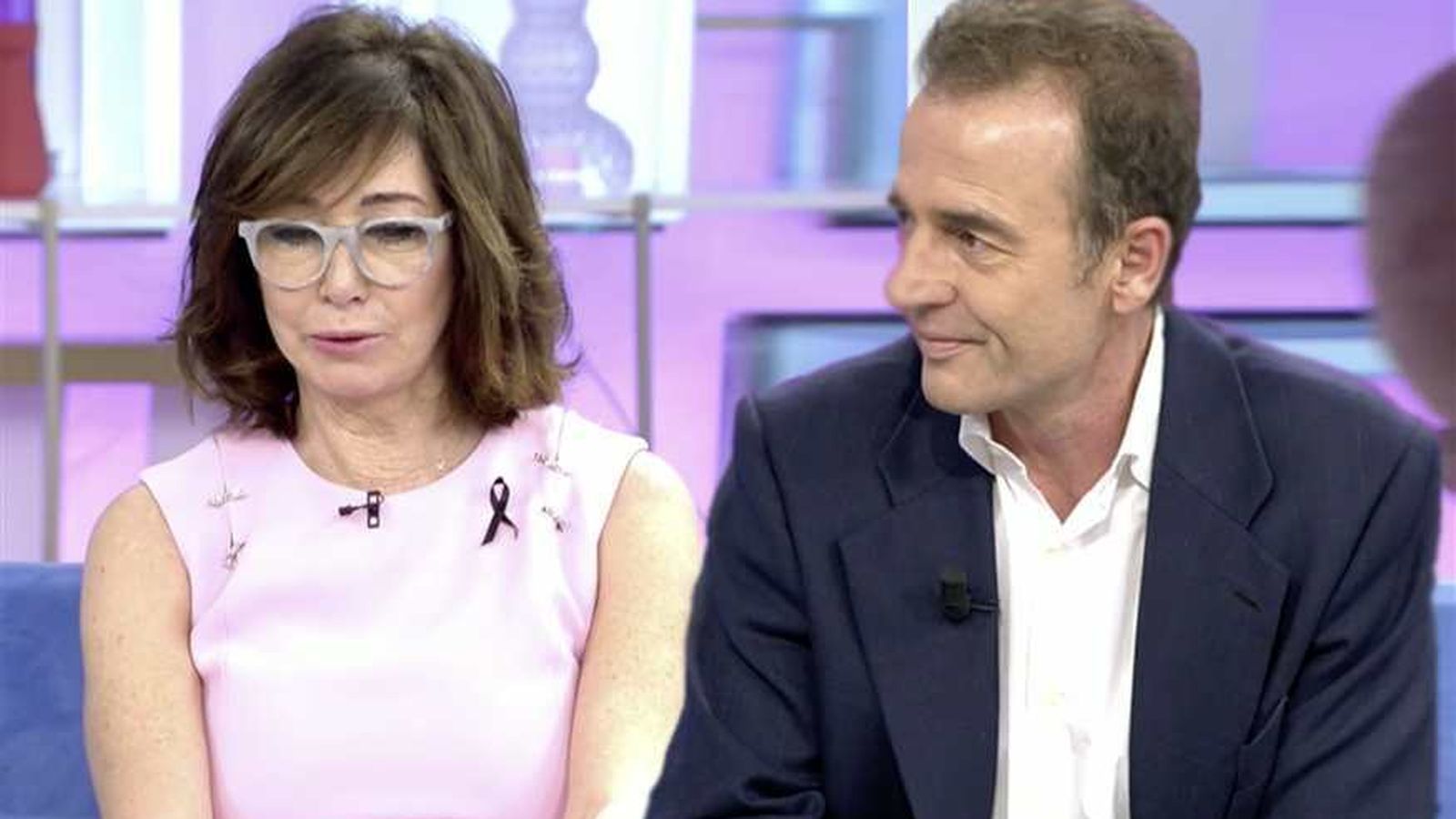 Alessandro Lequio y Ana Rosa, en el programa de este miércoles.