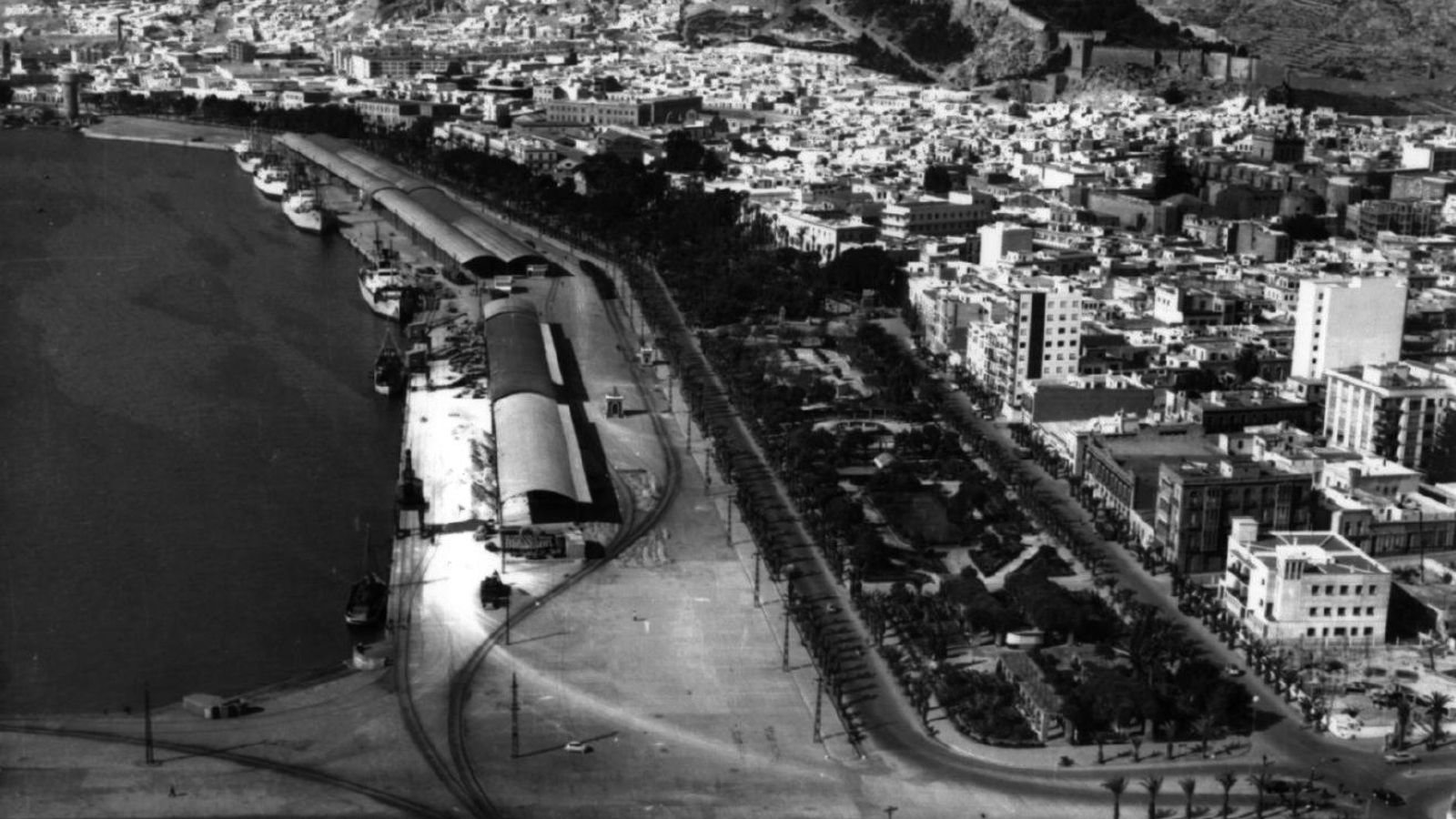 Vista aérea antigua del Parque Nicolás salmerón