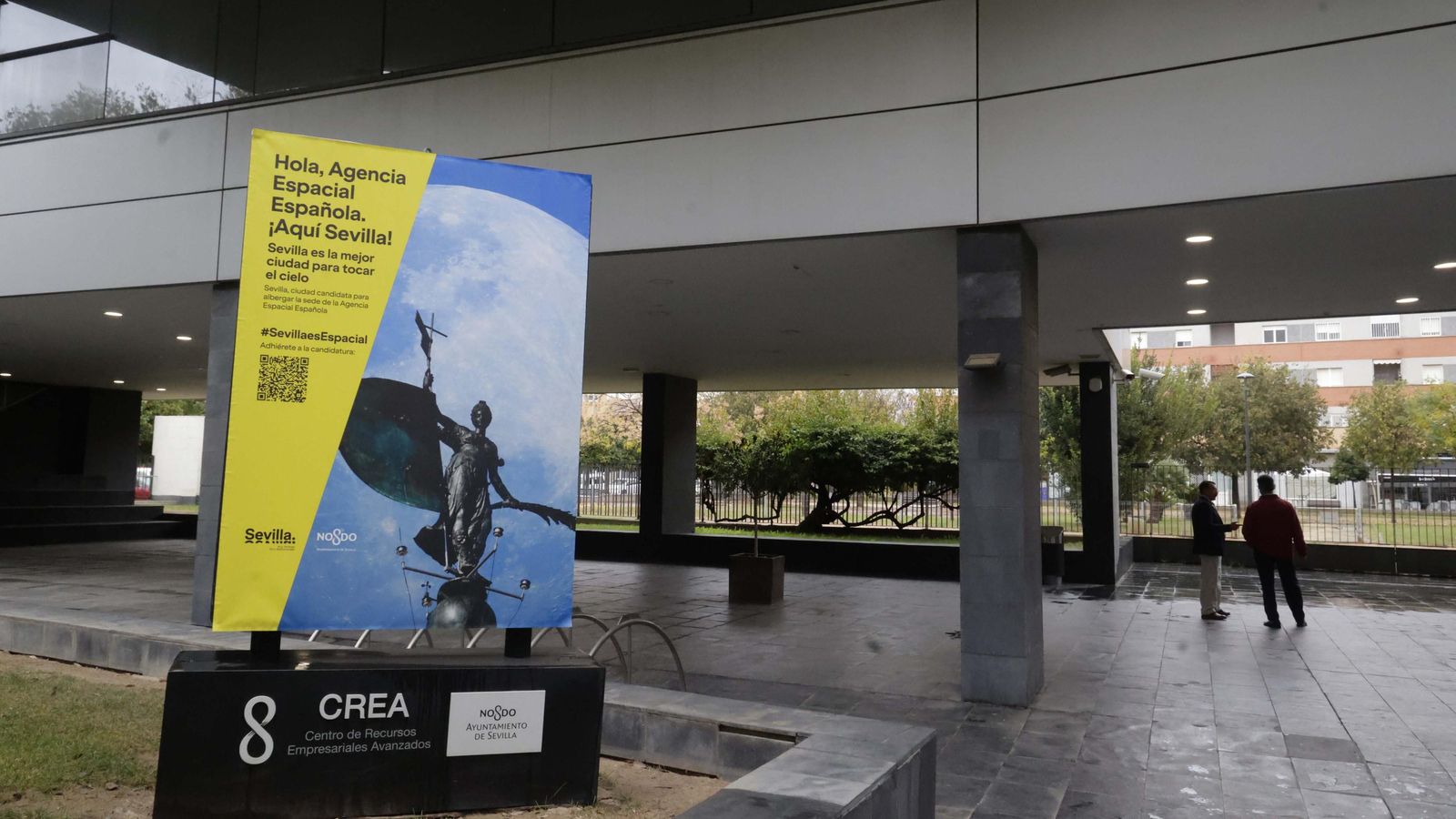 Exterior del edificio CREA, que albergará la sede de la agencia.
