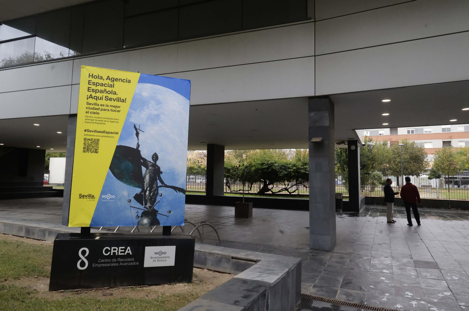 Exterior del edificio CREA, que albergará la sede de la agencia.