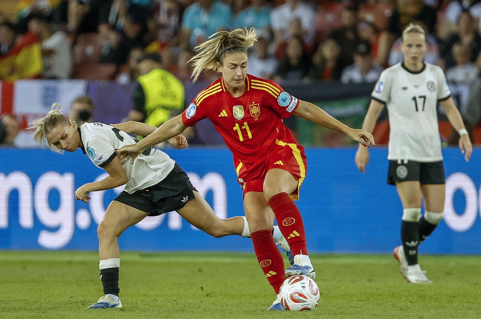 Las mejores imágenes del pase a la final de España ante Alemania en la Eurocopa femenina
