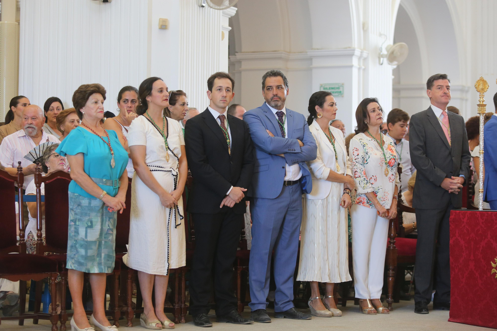 Imágenes de la solemne función del voto en el santuario de la Virgen del Rocío 2019