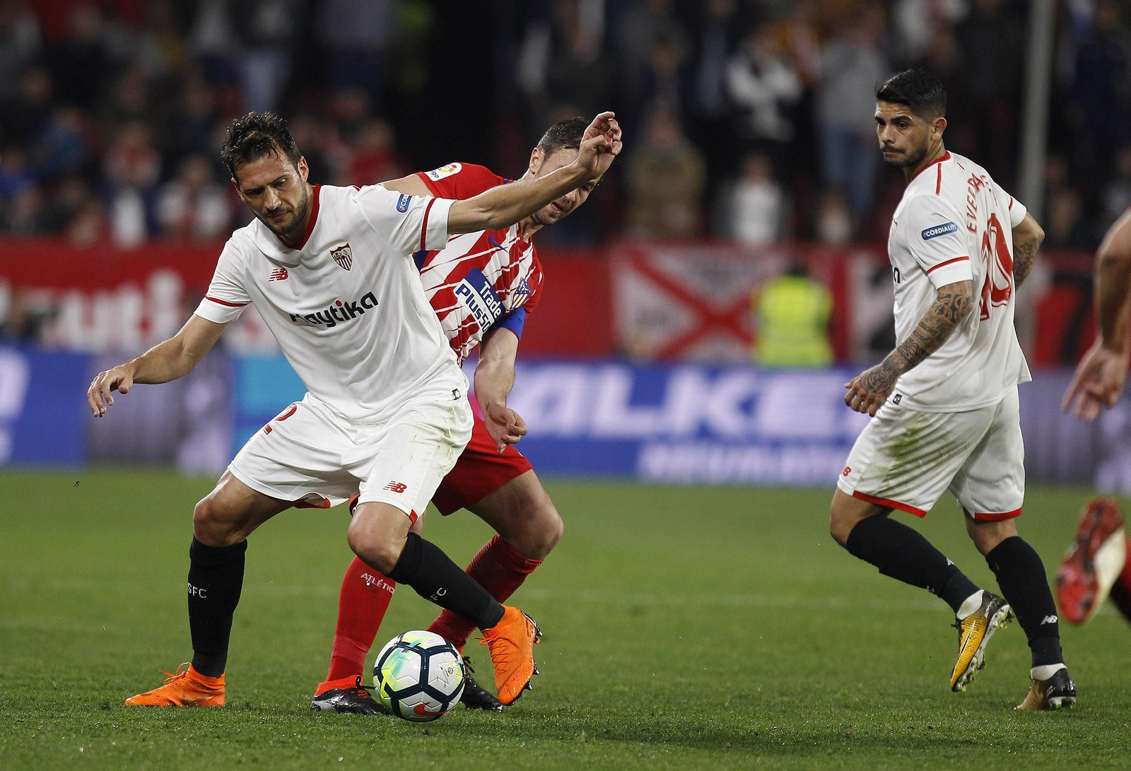 Las imágenes del Sevilla-Atlético de Madrid