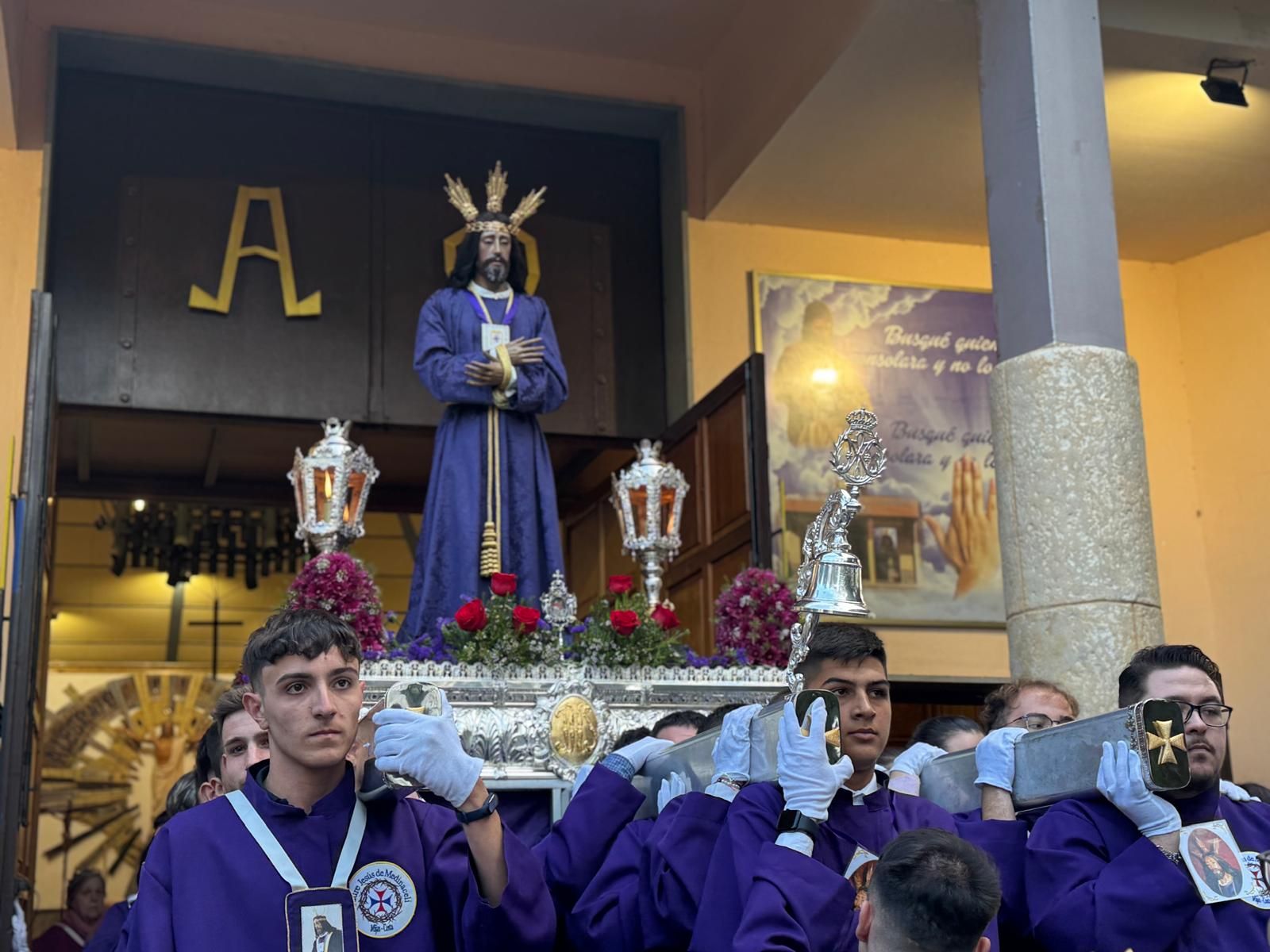 El Cristo de Medinaceli el Martes Santo en las Lagunas de Mijas, en imágenes
