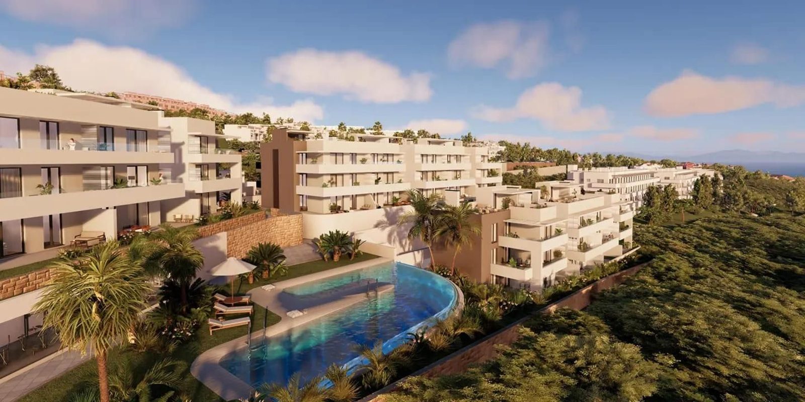 Recreación del residencial Nylsa Homes que se construirá en Manilva.