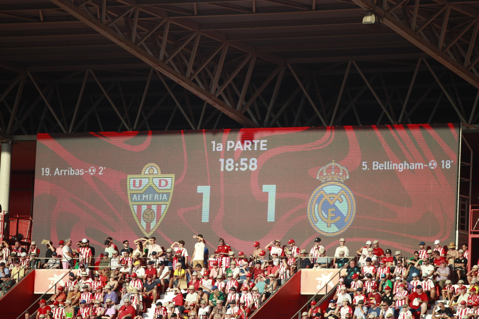 U.D. Almería-Real Madrid en imágenes