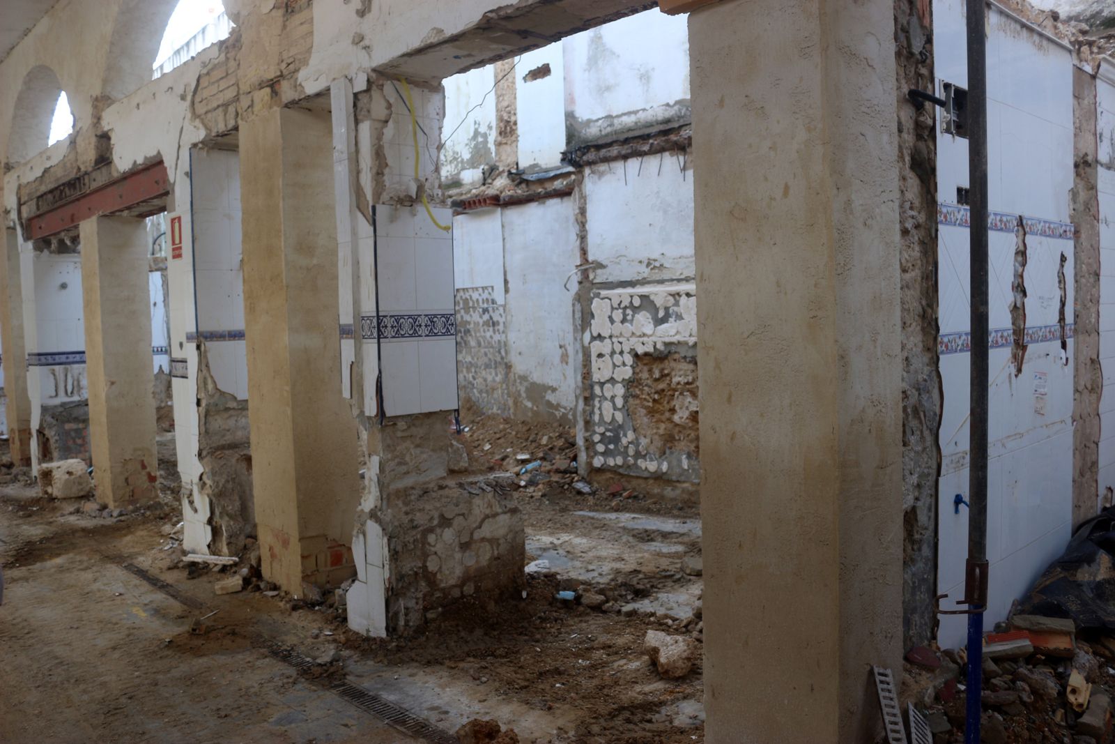 Las obras del Mercado de Abastos de Puerto Real