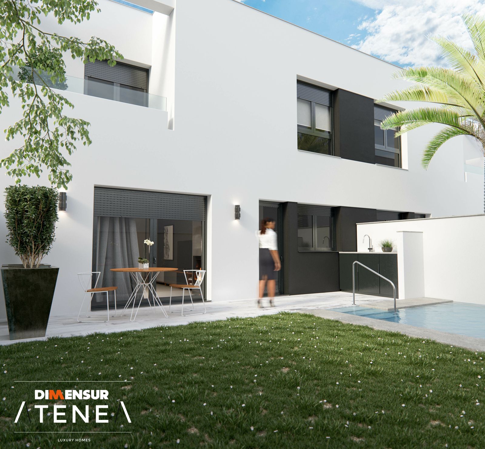 Estas viviendas están distribuidas en dos plantas, con amplias y luminosas habitaciones y excelentes calidades.