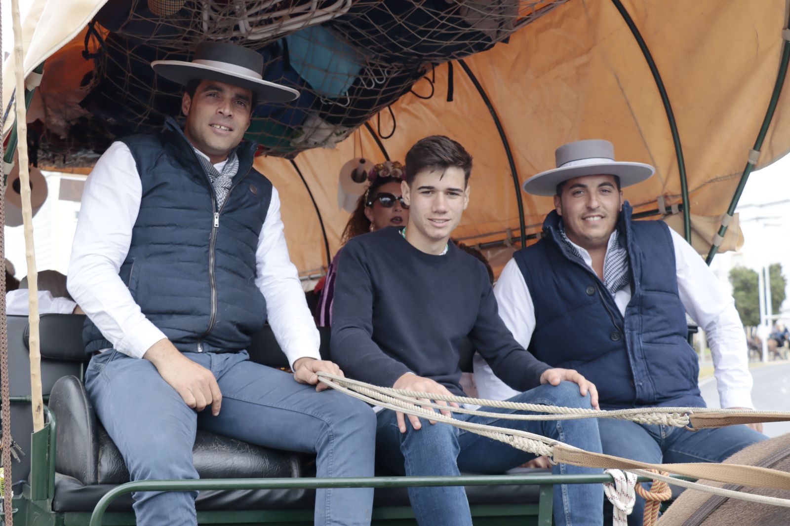 Imágenes de los carros de la Hermandad del Rocío de Huelva