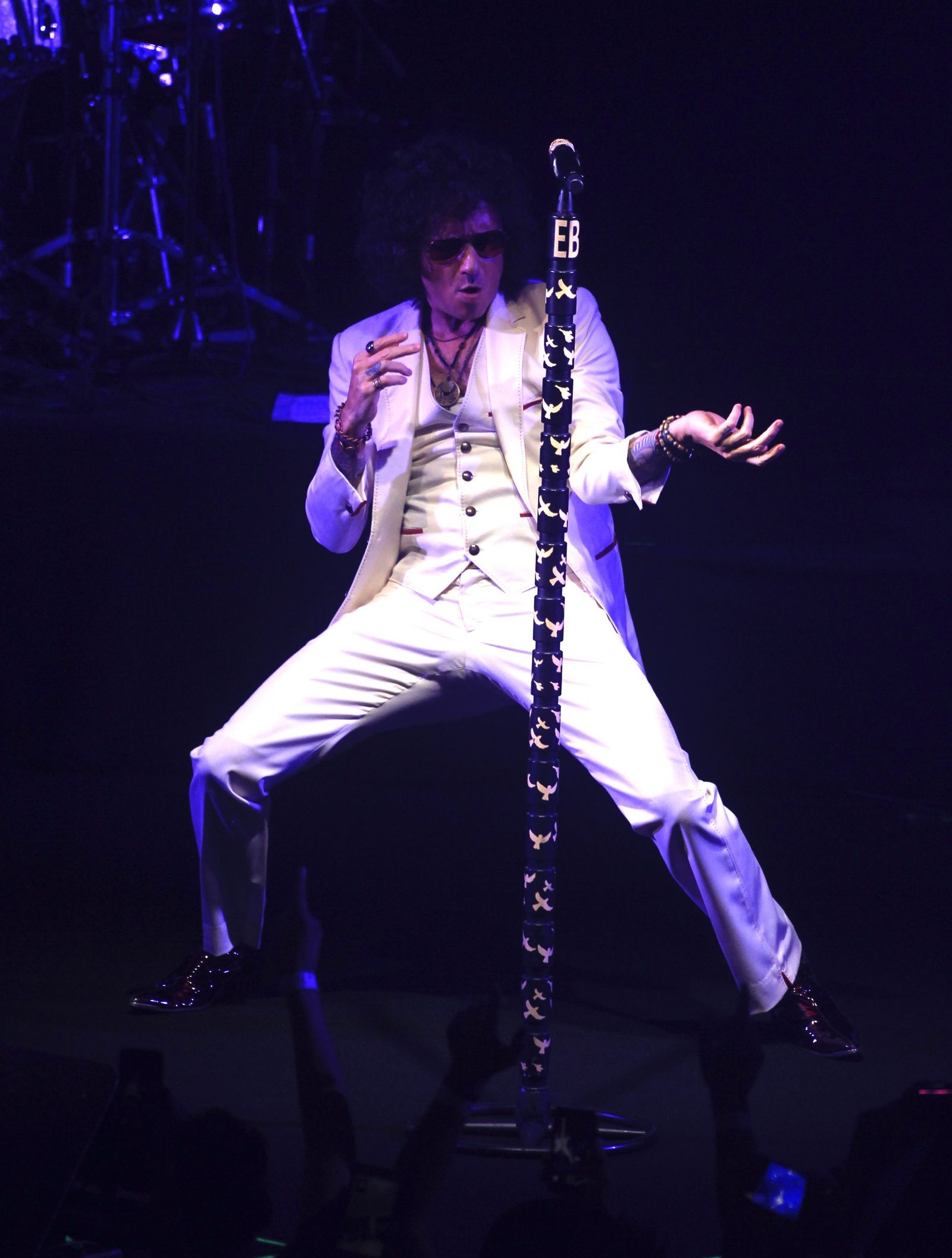 Bunbury  durante un concierto como parte de su gira "Ex Tour 2018" en octubre de 2018