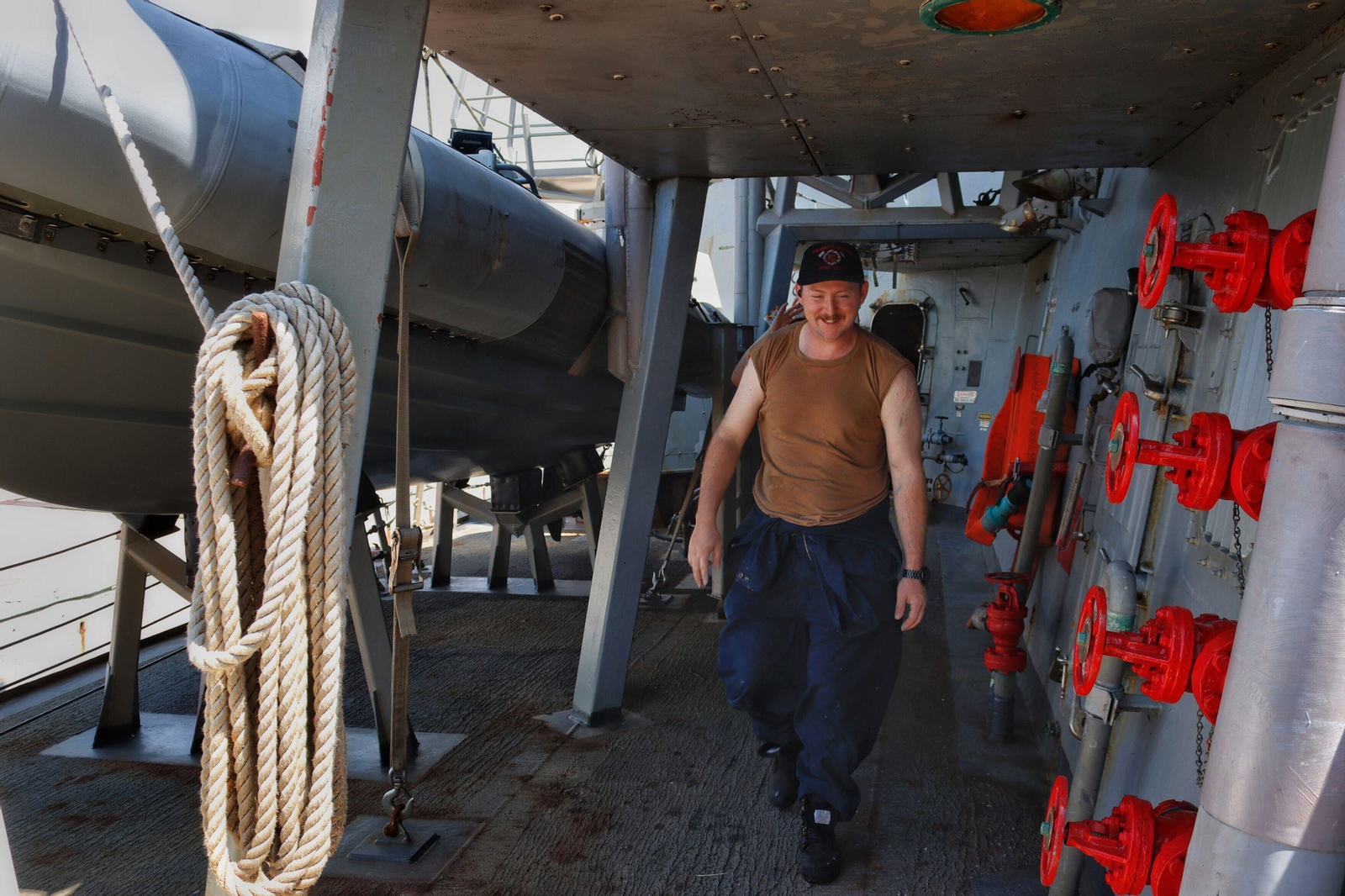 Recorrido por el destructor 'James E. Willians', atracado en la Base naval de Rota