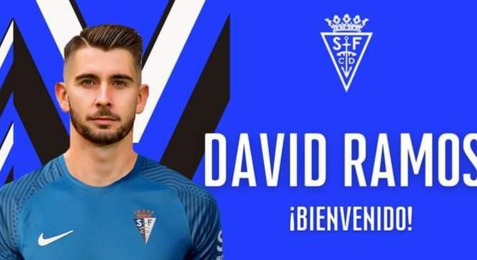 Anuncio oficial del San Fernando del fichaje de David Ramos.