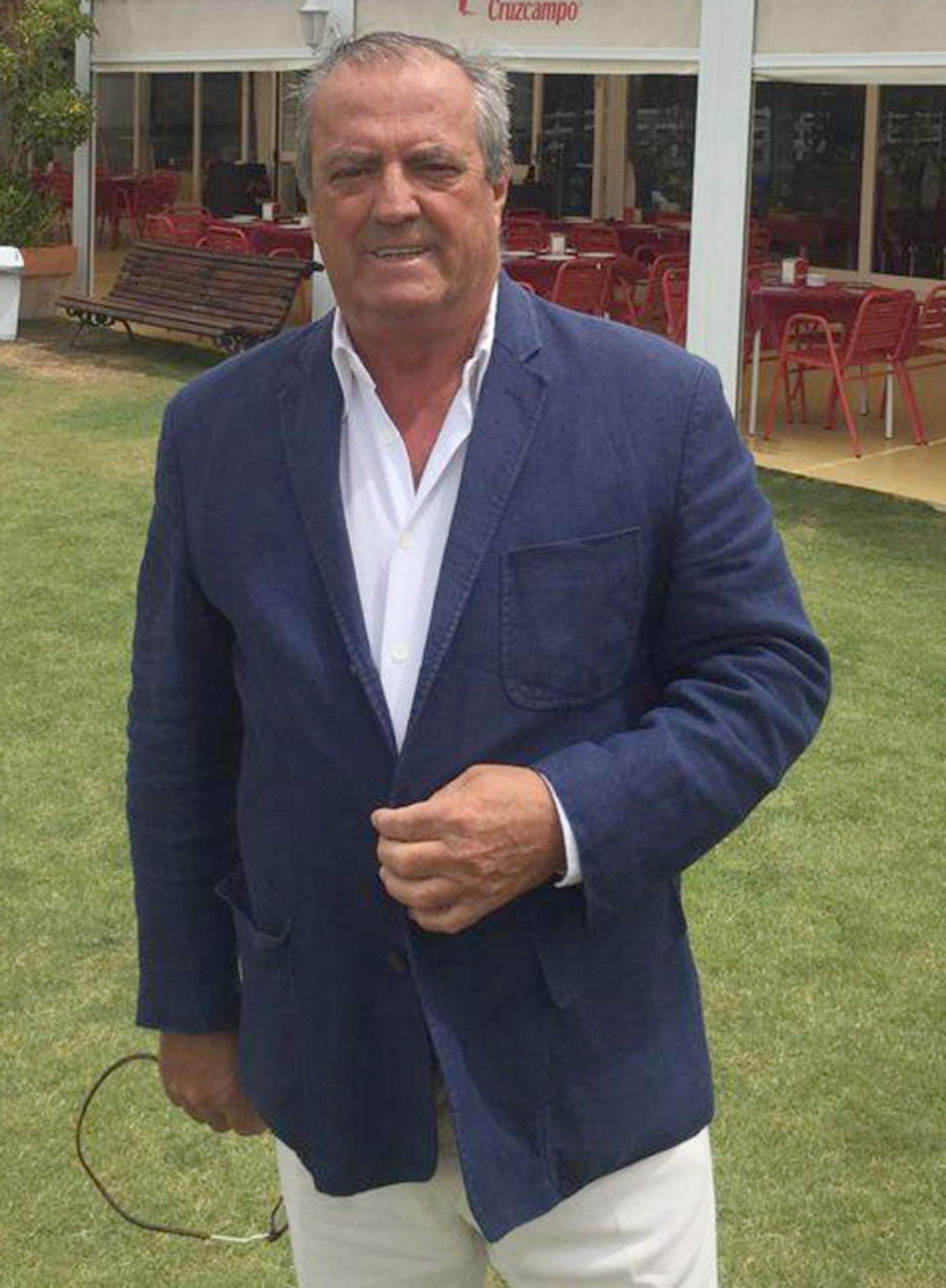 Rafael Hidalgo, presidente de la Real Sociedad de Carreras de Caballos de Sanlúcar.